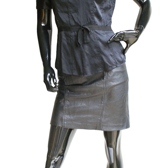 Micheal Kors Black Short Sleeve Top US Size M - Picture 6 of 8